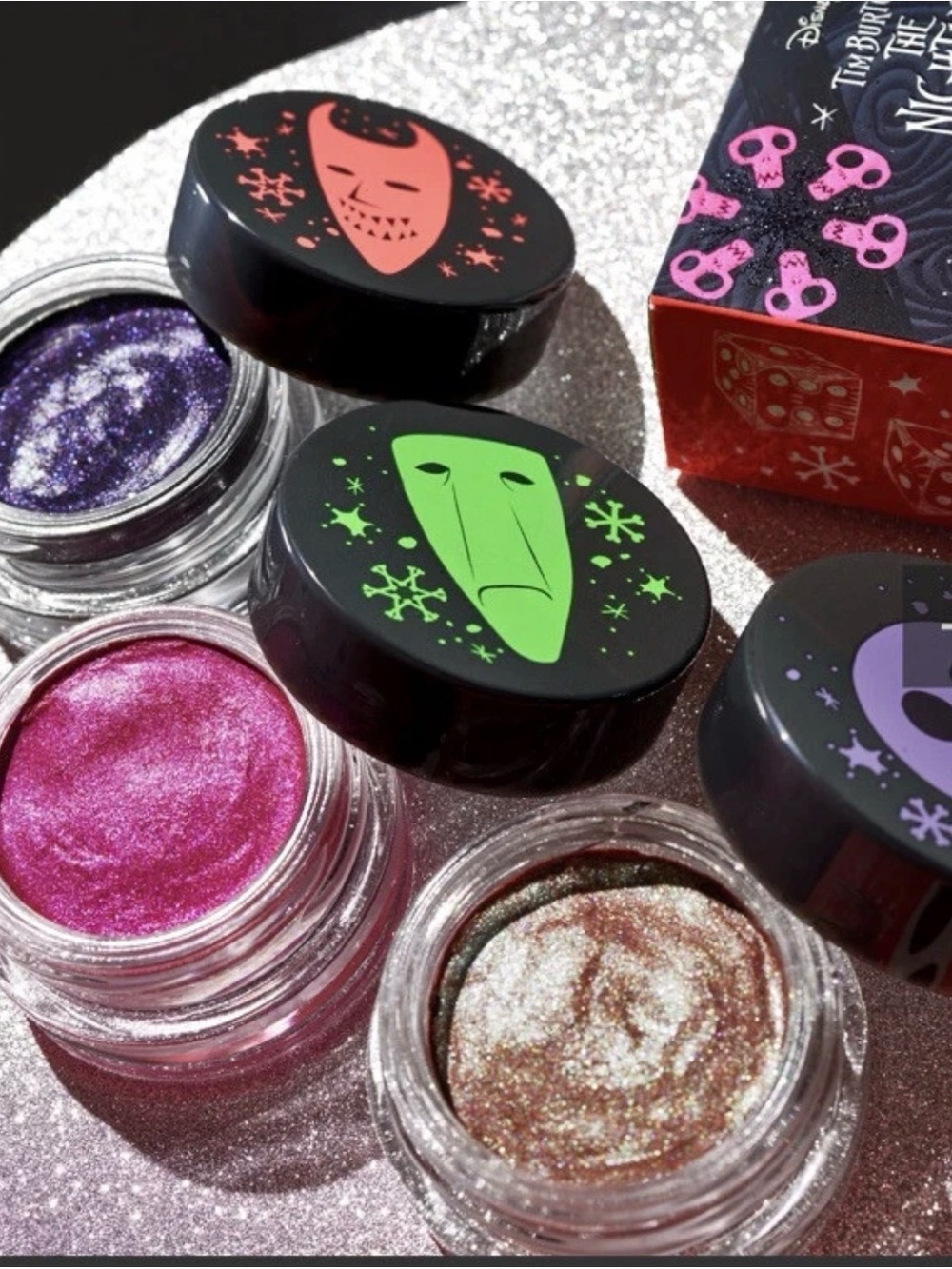Nightmare Before Christmas Colourpop 'Trio of Terror' Eye Shadow Cream Palette